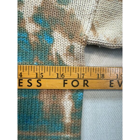 Pure Jill Womens Missy Tunic Knitted Sweater Multicolor Size XS Tie Dye V Neck - Picture 6 of 12